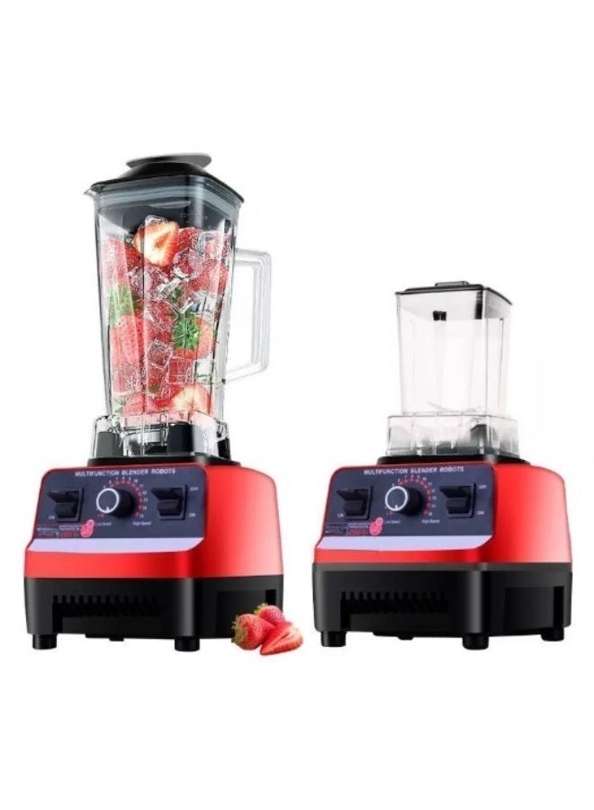 JIHAM 550W Commercial Blender & Heavy Duty Food Processor – 2L Large Capacity, 2-in-1 Multifunction Mixer with 100% Copper Motor & 6 Stainless Steel Blades – Model SCB-505 - Image 1